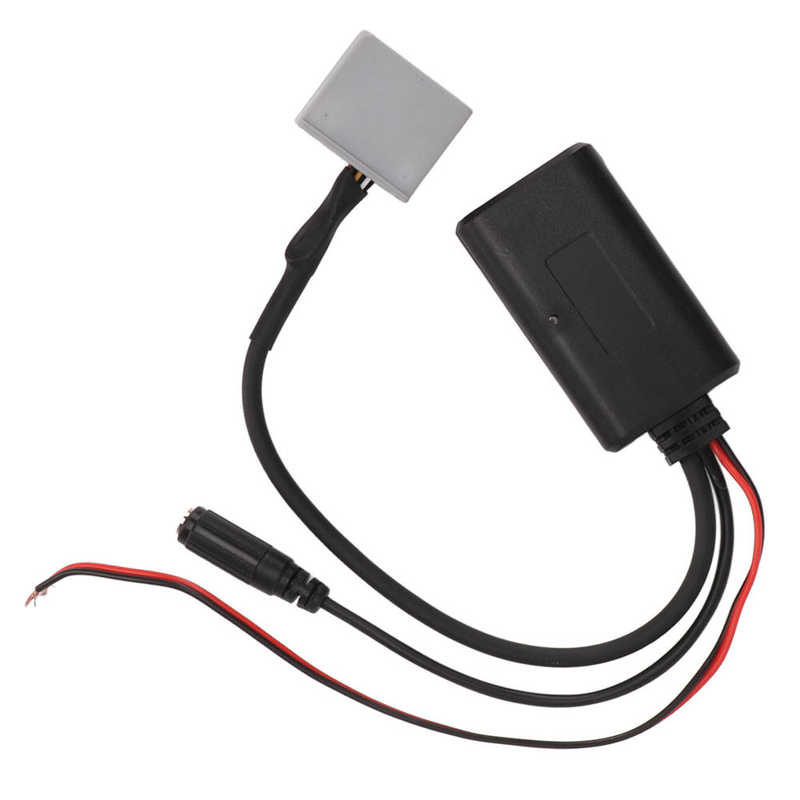 Bluetooth Audio Adapter Cable Auto Audio Connector Hands Free for Replacing