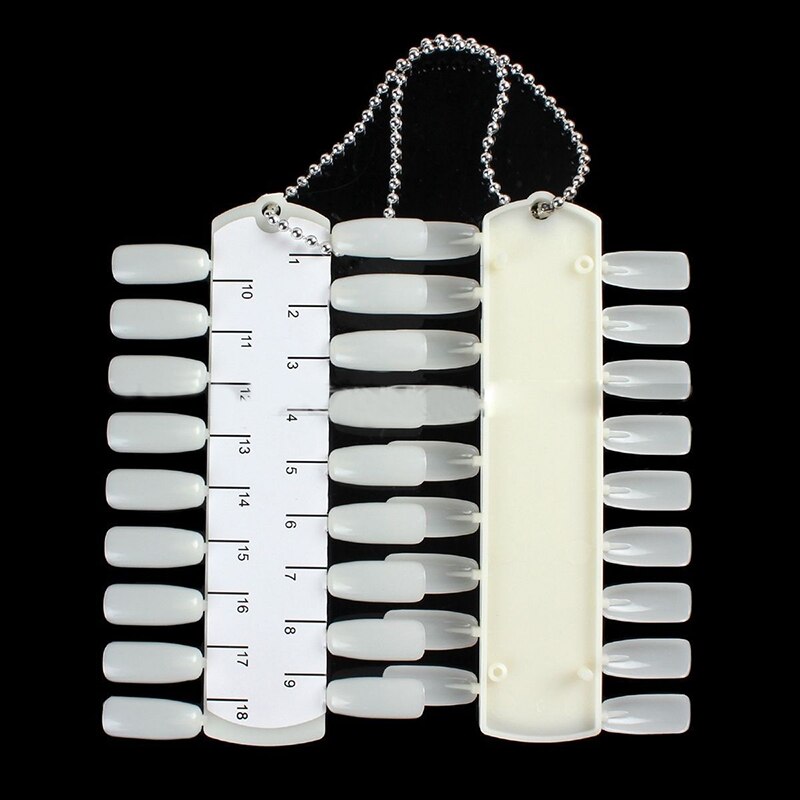 36 stuks nail art displaybord acryl oefenkleuren nagellakkaart displaypalet diy display nepnagels nail art tips plaat  k9 f 2