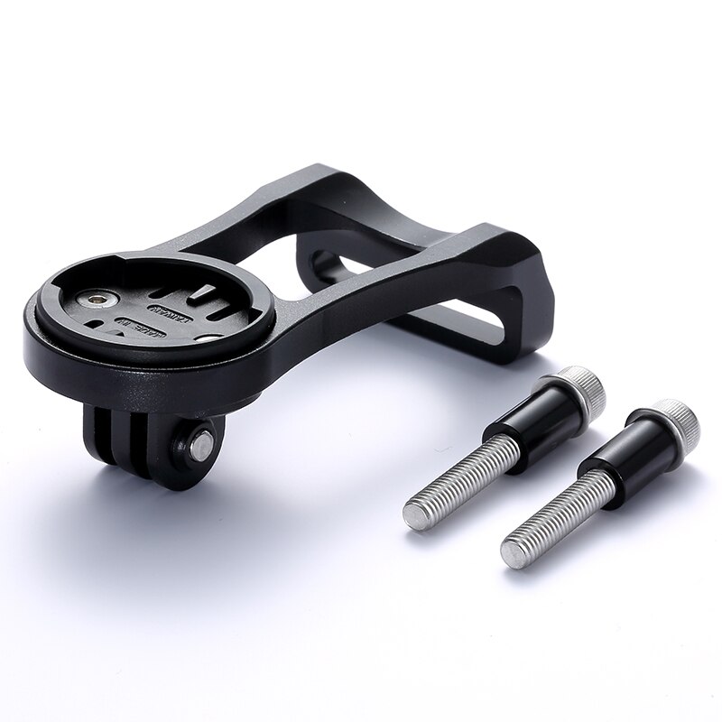 Garmin Edge Fahrrad Out-Front Combo Montieren Fahrrad Computer Halterung Hoder für Garmin Wahoo Bryton Cateye Xoss Gopro Taschenlampe: black wahoo