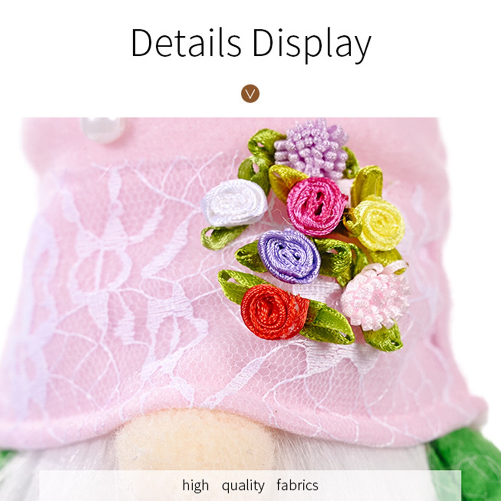 Spring Flowers Dwarf Gnome Mother's Day Gnomes Home Decoration Stuffed Soft Doll Cushion Sofa Pillow Xmas