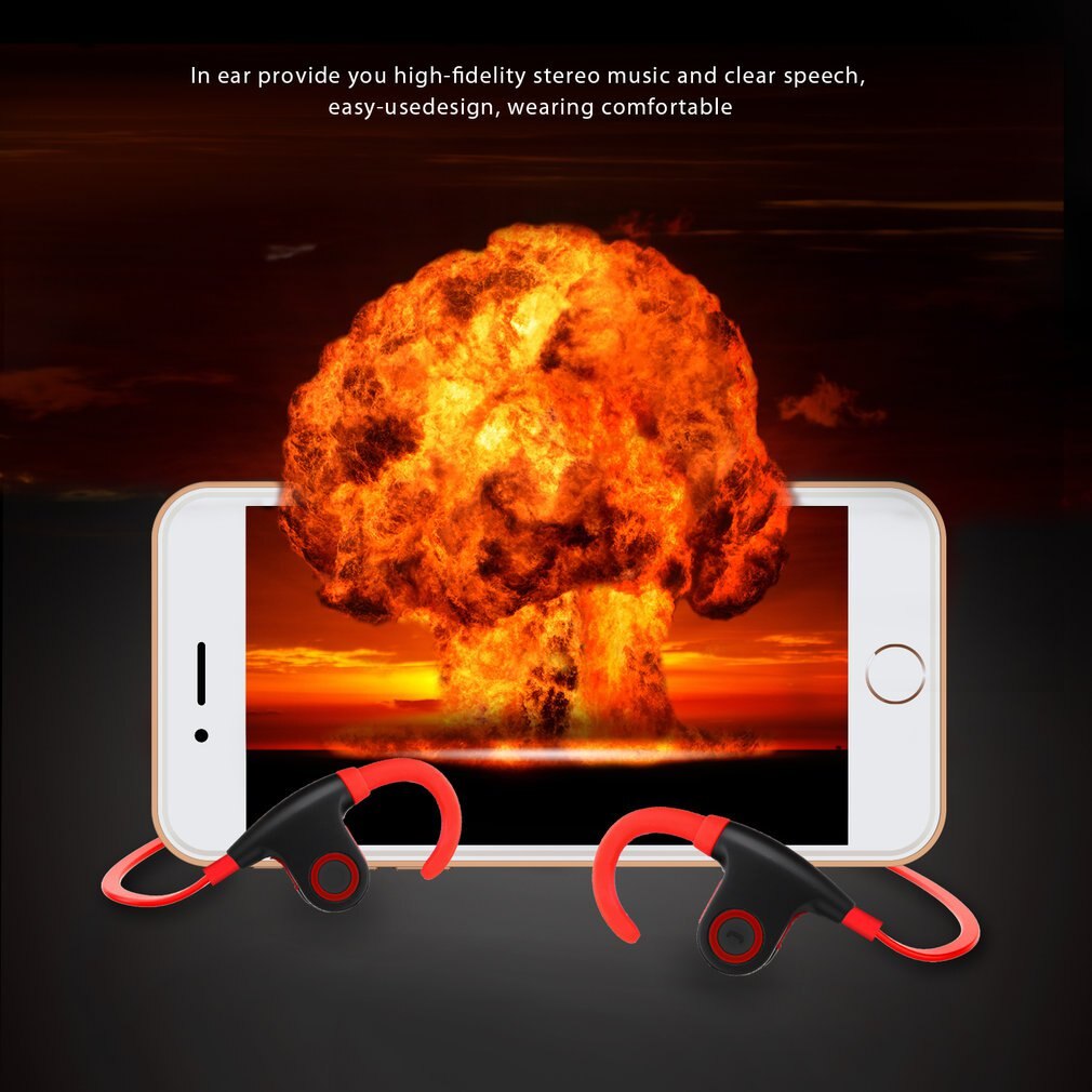 Draadloze bluetooth sportheadset mini muziek/buiten ipx 4 waterdichte oordopjes in-ear bekabelde oordopjes 3d stereo voor smartphones