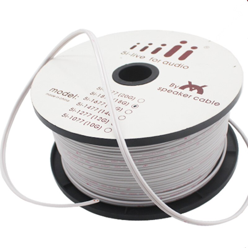 Speaker Cable 12/16/18 Car Audio Standard Oxygen-free Copper Pure Copper Speaker Cable To Connect The Car Amplifier Subwoofer