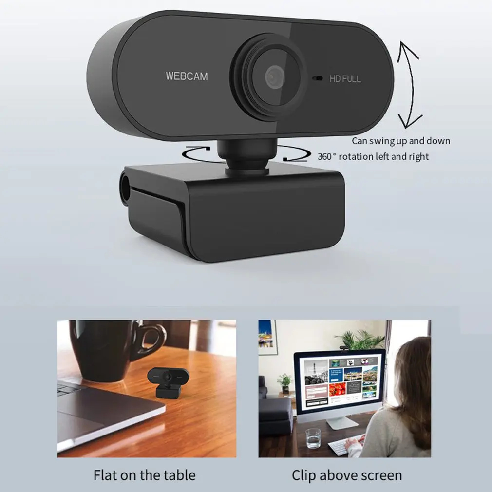 Nova webcam 1080p hd câmera de rede de computador com microfone usb 2.0 câmera web para foco automático pc portátil câmera de conferência
