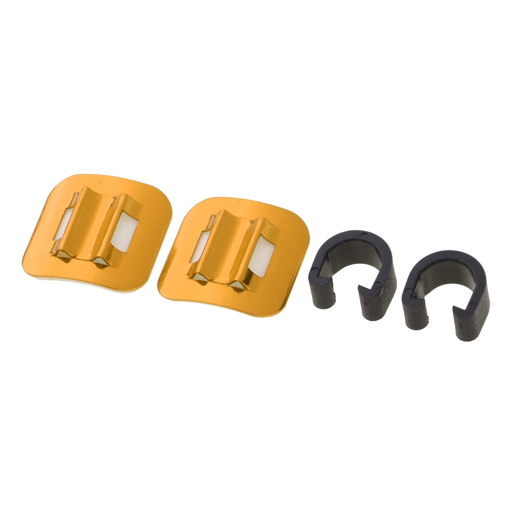 2 st cykel stick-on guide line clips växelkabel klämma fast mountainbike vajerhållare