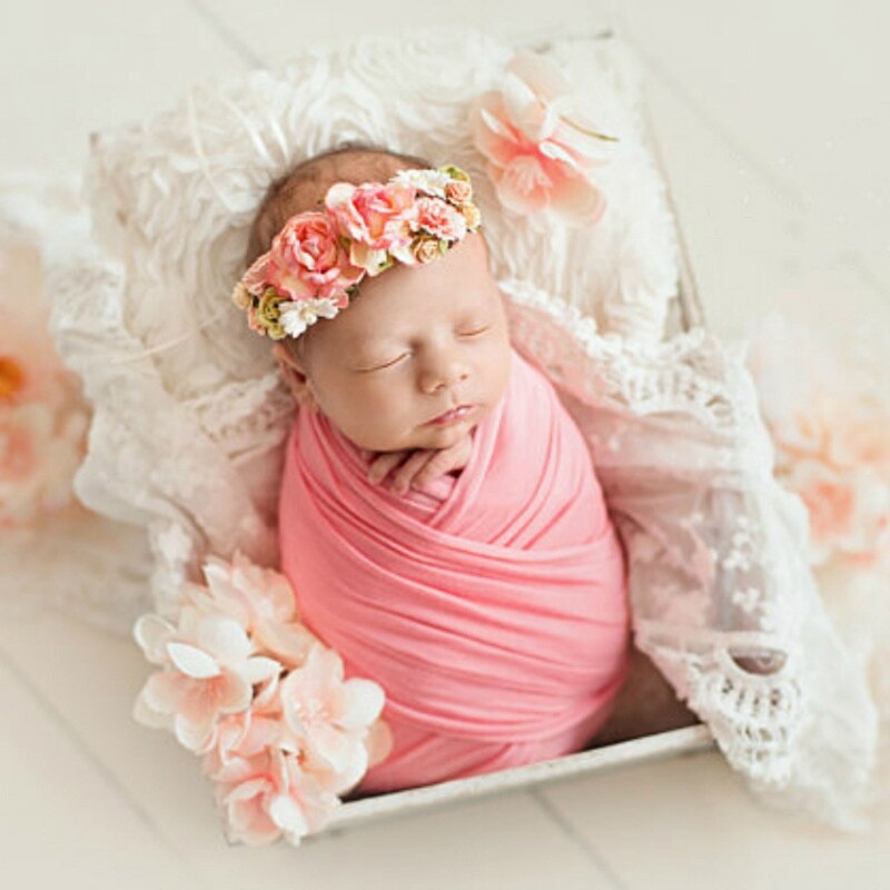 Baby Pasgeboren Fotografie Props Meisje Kids Hangmat Baby Kostuum Outfit Foto 'S Wrap