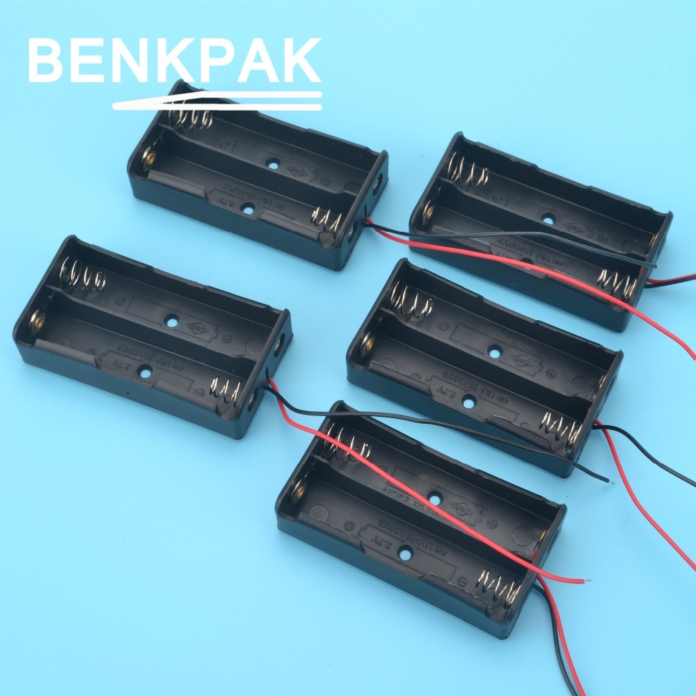 5 stks/partij BENKPAK Power Bank 18650 Batterij Houder Plastic Batterij houder Opbergdoos Case voor 1x2x3x4x18650 Batterij Socket