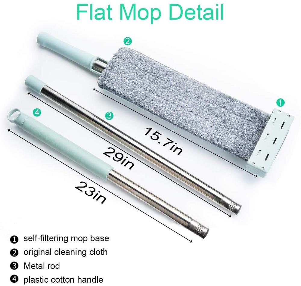 Moppe Ritad 360 rotations flad moppe fri håndvask doven moppe ... – Vicedeal