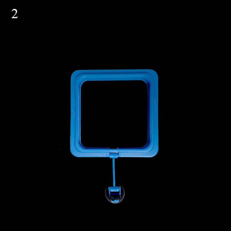 Fish Feeding Aquarium Fish Tank Ring Feeder Station Floating Food Water Plant Circle 1pcs Feeding Ring Aquarium Fish Feeder: 2