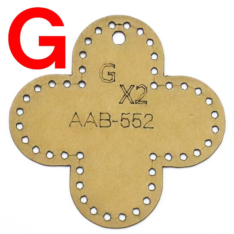 1Set DIY Kraft Paper Template Cute Small Things Keychain Pendant Leather Craft Pattern DIY Stencil Sewing Pattern 5-10cm: G