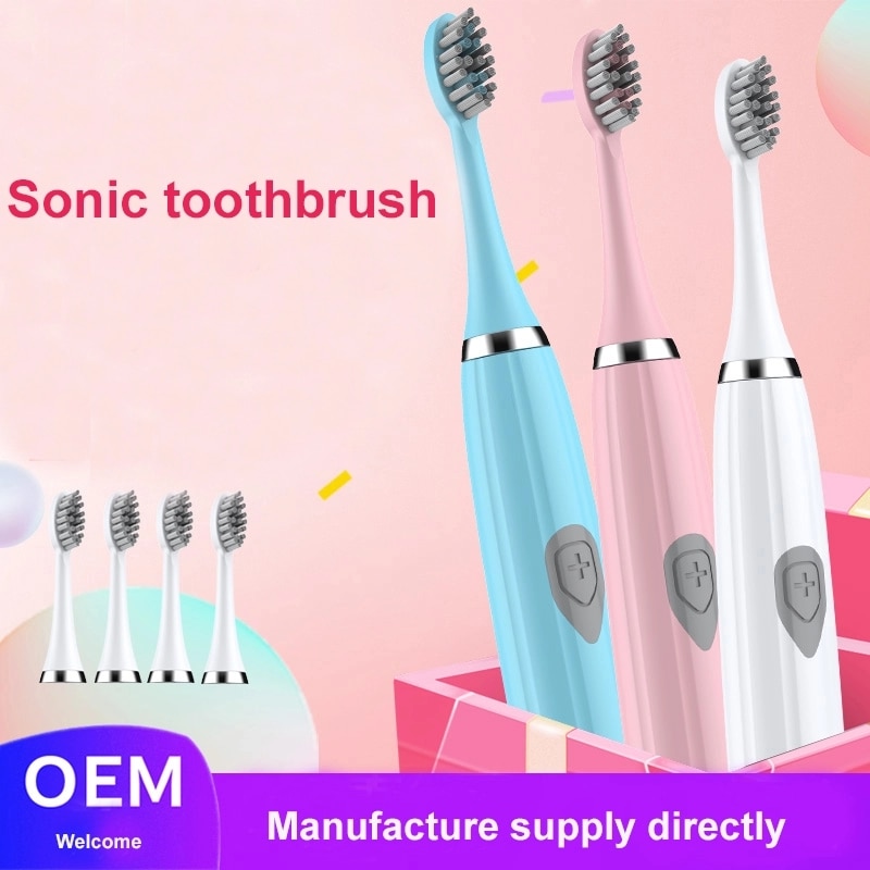Sonic Elektrische Tandenborstel Volwassen Waterdichte Ultra Sonic Automatische Tandenborstel Usb Oplaadbare Tandenborstel