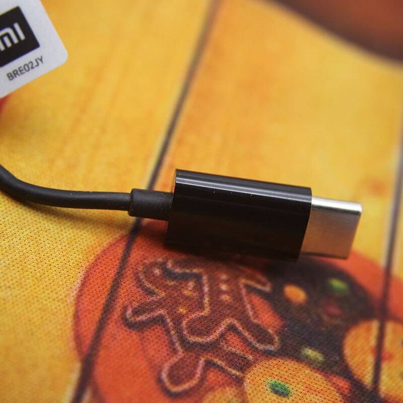 Xiaomi hybrid DC Kopfhörer Mi Dual Fahrer Typ C Stecker Halbe in-Ohr Kopfhörer Mit Mic verdrahtet Steuerung Für samsung Huawei Smartphone