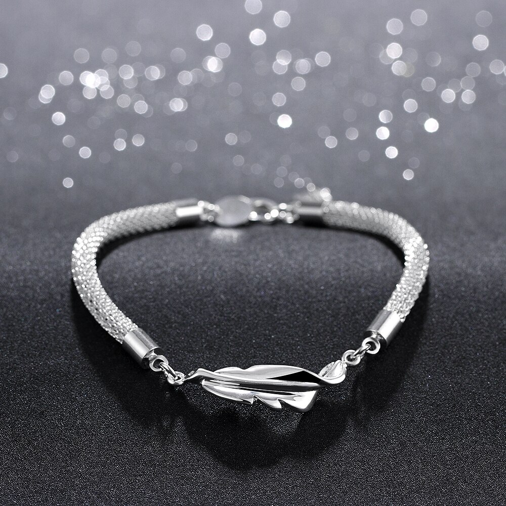 925 Zilveren Armband Infinity 10 Mm Quartet Side Mannen Geometrische Zilveren Ketting Armband 21 cm Authentieke Vrouwen Armband