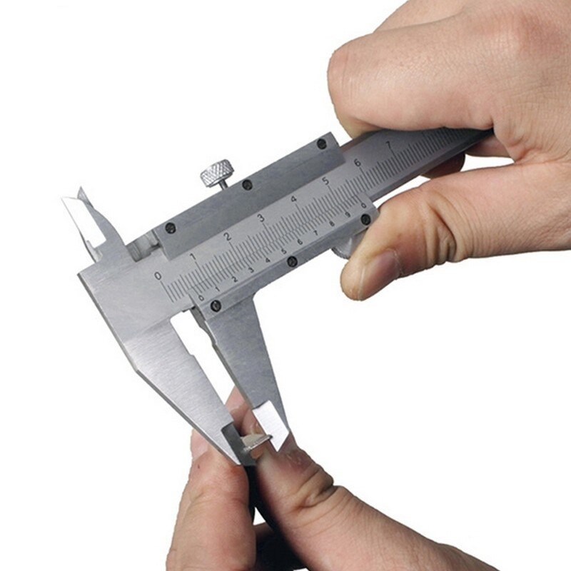 Calibrador Vernier de medición de 4 vías, 6 ", 0-150mm, calibradores de Metal, micrómetro, herramientas de medición