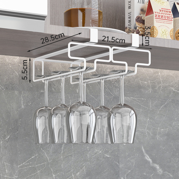 Estante organizador colgante de cocina con ganchos debajo del armario, colgador de toallas de papel, tabla de cortar, soporte para cubierta de olla, estante de almacenamiento: Gris