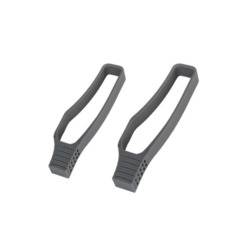 2Pcs Fietsketting Bescherming Ring Mtb Racefiets Rear Vork Anti-Collision Rubber Beschermende Cover Chain Protector Kit: Grey