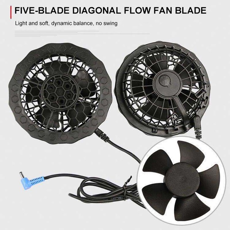 Summer cooling air conditioning clothing charging cooling jacket electric fan air conditioning cooling jacket fishing riding