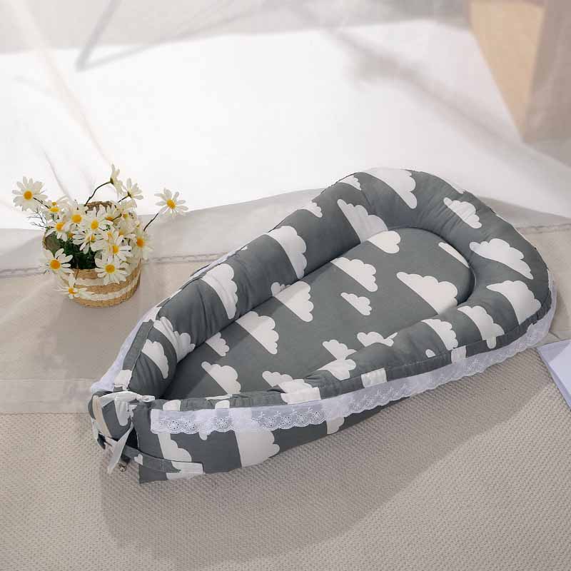 Lit de bébé bionique Portable en coton, berceau amovible et lavable, pour -né, nid de couchage, lit de couchage de 0 à 36 mois: 11