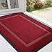 HAPIHAPPY-alfombra para puerta delantera, entrada interior y exterior, resistente al agua, caucho Natural, resistente a la decoloración, fácil de limpiar, alfombrilla para puerta de porche y Patio