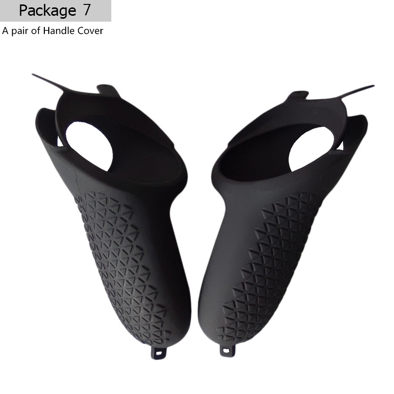Himolins VR Accessories Protection Case Have Helmet Protective Front Cover and VR Touch Controller Shell for Oculus Quest 2: SH-quest2-SBT-Black