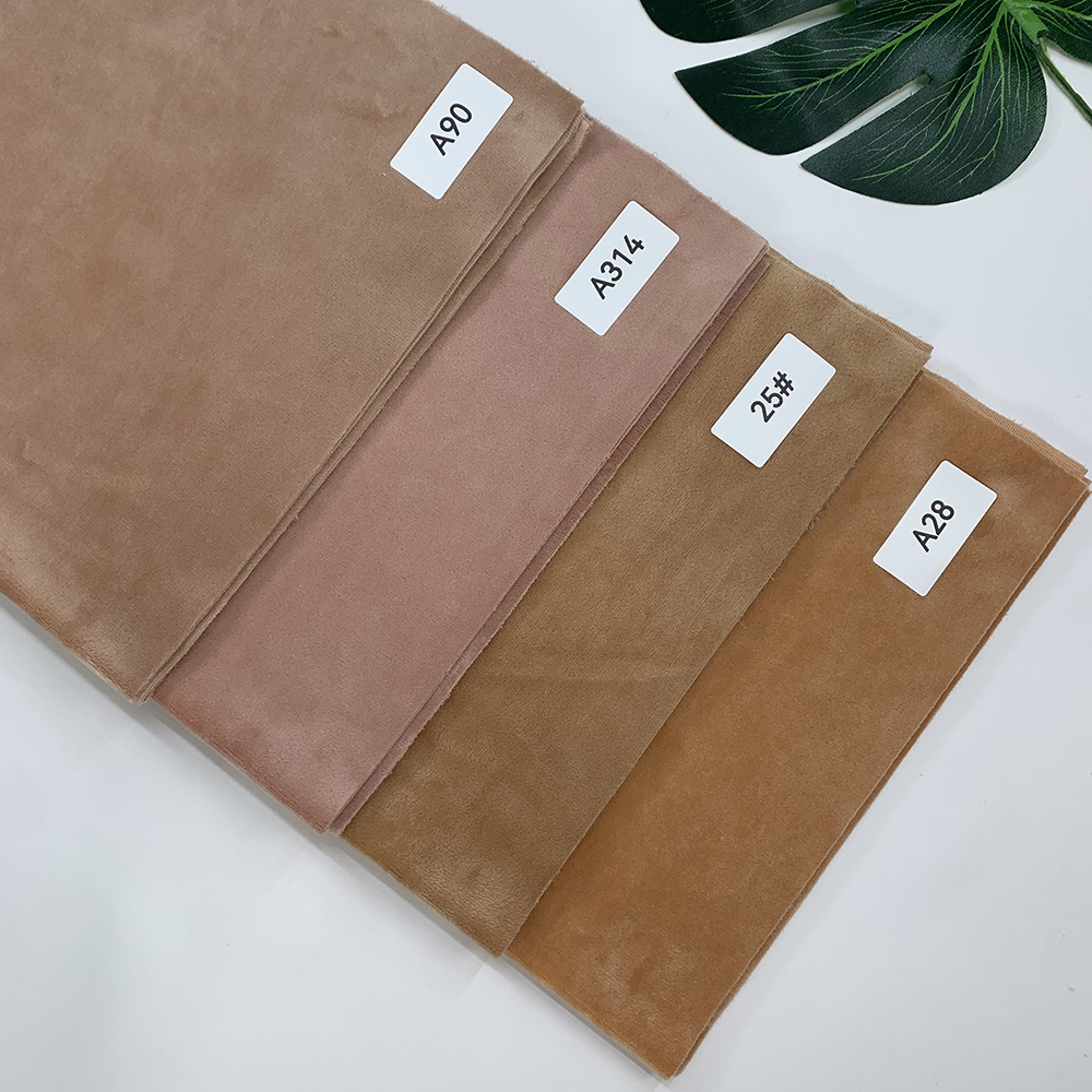 1mm Haufen Baumwolle Puppe Haut Stoff Fabrik Spezielle Haut Farbe Stoff Kristall Super Weiche Kurze Plüsch Stoff Diy handgemachte Tuch