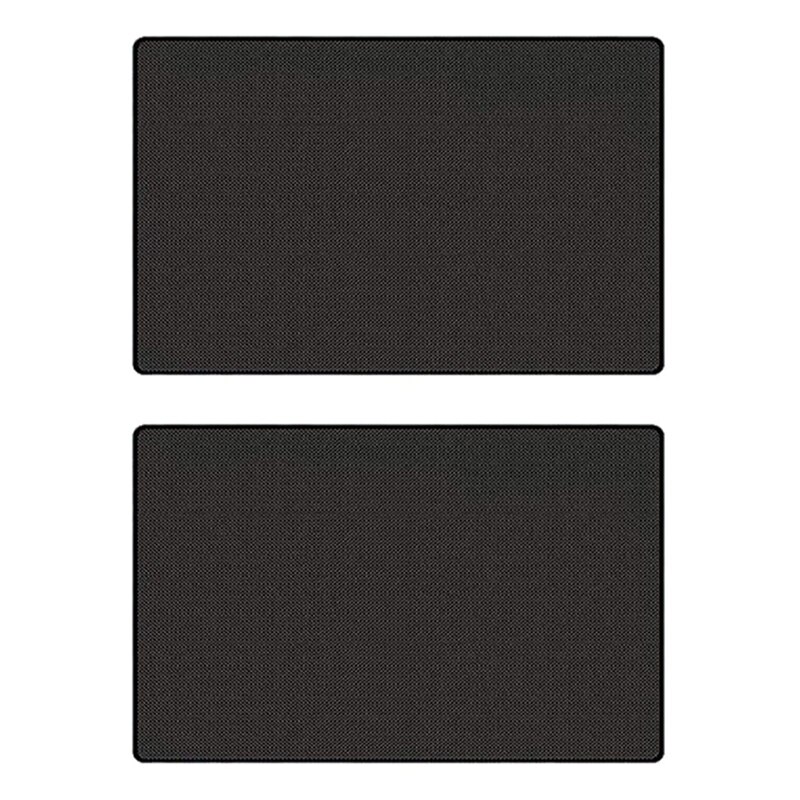 Rideau de Protection solaire magnétique pour voiture, 4 pièces, pare-soleil pour fenêtre latérale, respirant, maille, Protection UV d'été, Film de Protection pour fenêtre: 2pcs rear window