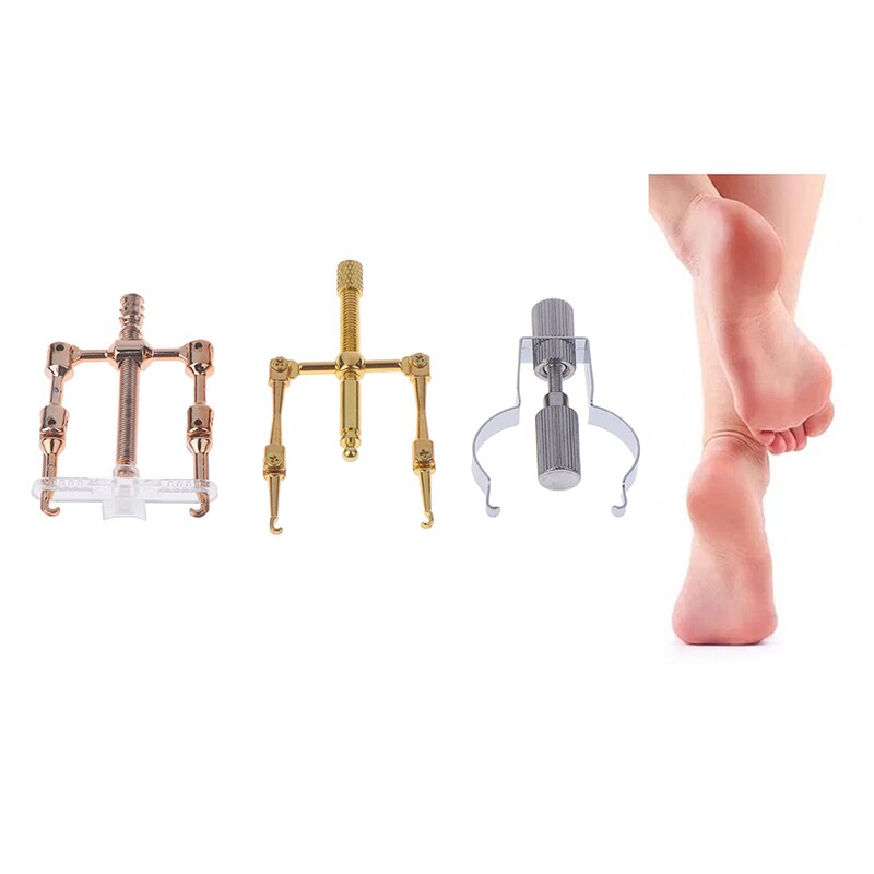 Two-sided Ingrown Toenail Correction Tool Nail Corrector Tool Kit Toe Paronychia Nail Brace Pedicure Care Tool