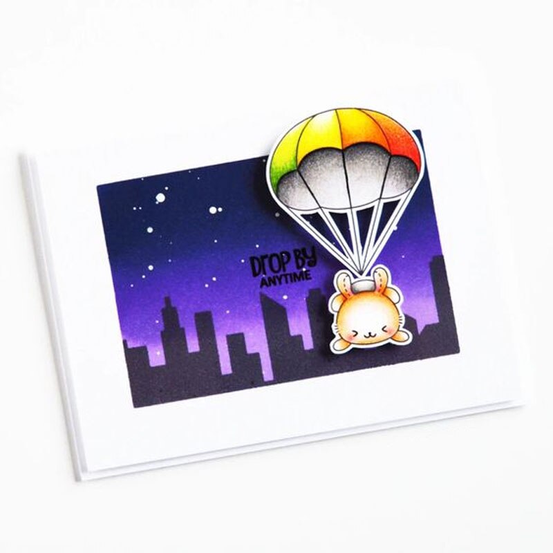 Mini dieren zinnen kabouters eten transparante stempels transparante stempels voor doe-het-zelf scrapbooking papier kaart