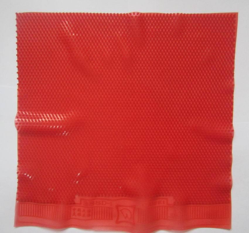 Original Dawei large particles 388D-1 table tennis rubber without sponge long pimples table tennis rackets racquet sports: red