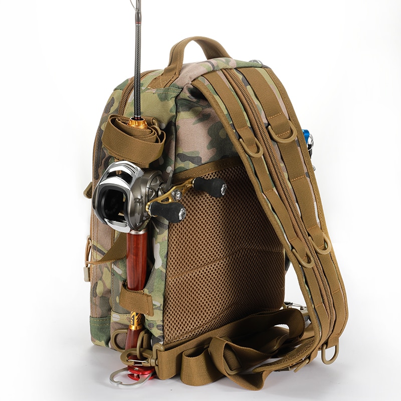 Vistas multifunctionele vistas nylon outdoor waterbestendig sling reel kunstaas tas zwart khaki camouflage