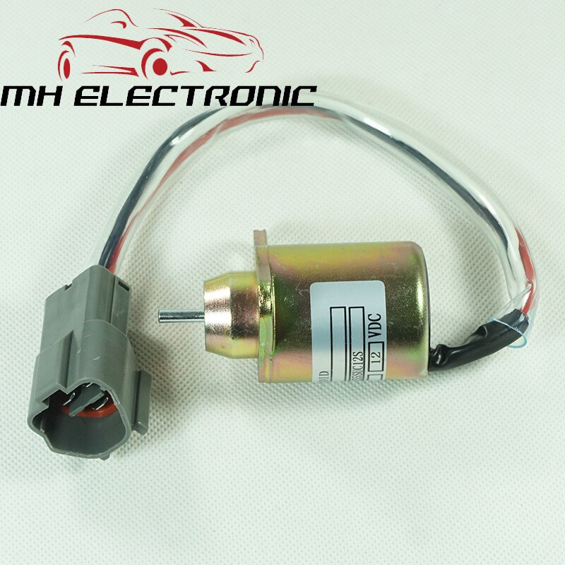 Yanmar Fuel Shutoff Solenoid 1503ES-24S5SUC12S 1503ES24S5SUC12S Stop Solenoid 24V - Fab Heavy Parts