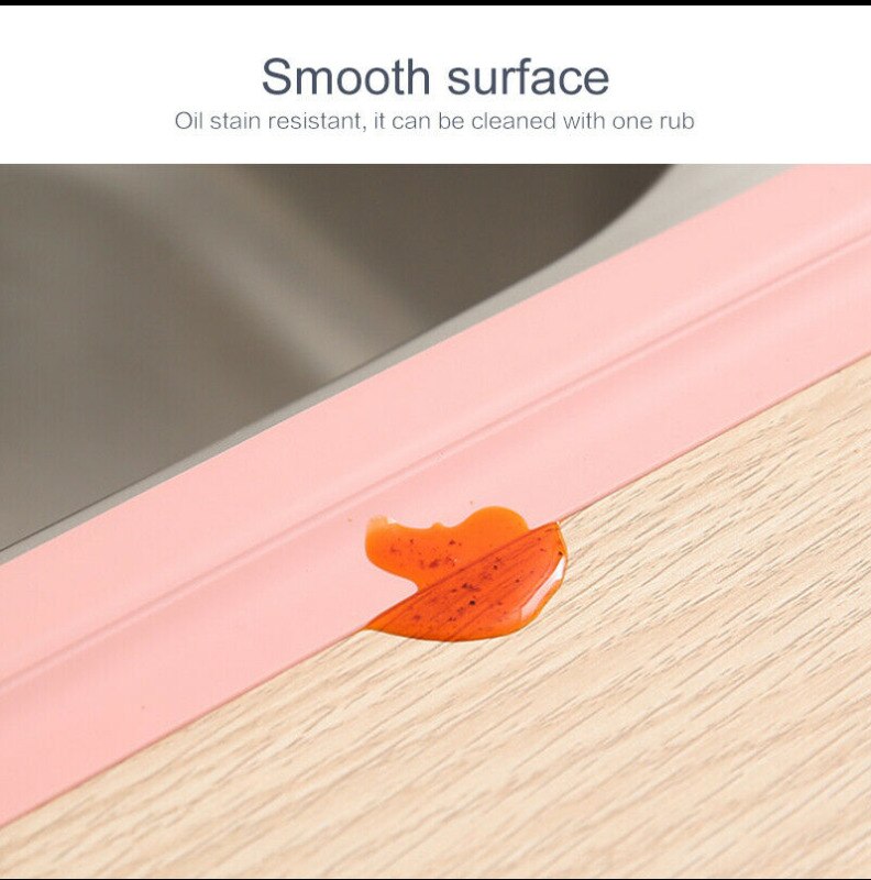 1Roll Sealing Strip Self Adhesive Bath Wall Sealing Strips Kitchen Bathroom Sink Basin Edge Trim strip 3.2m Length