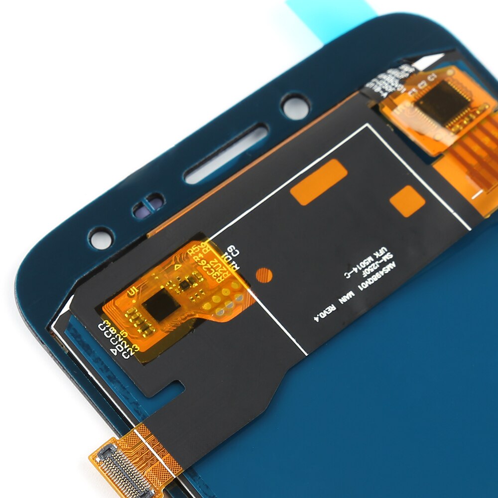 5.0 '' lcd-skærm til samsung galaxy  j2 pro  j2 pro  j250f j250 sm-j250 berøringsskærm digitizer-enhed med ramme hjem-knap