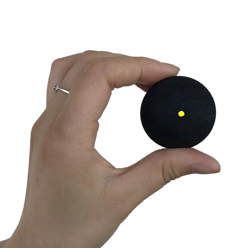 1 pièces 37MM Balle De Squash Point Jaune Basse Vitesse Balle En Caoutchouc Tube Boule Dot Formation Bleu Courge Emballage E7U7