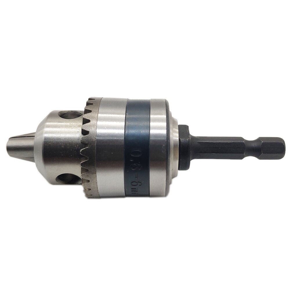 0.6-6mm Precise Drill Chuck Converter 3/8''-24UNF Thread Quick Change Adapter SDS-Plus Shank 1/4" Hex