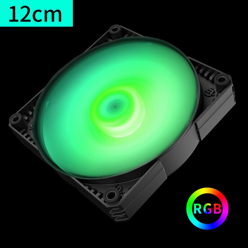 PHANTEKS-ventilador LED de refrigeración METALLICGEAR, 12/14CM, 12V, RGB, control de luz, silencioso, carcasa de ordenador: 12cm 1pcs