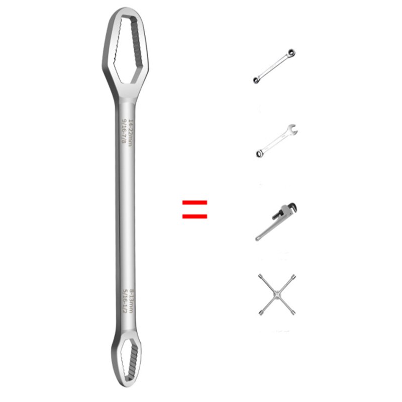 Universal Torx Wrench Adjustable Torque Wrench 8-22mm Ratchet Spanner for Bicycle Motorcycle Car Repair Tools Mechanical Tool