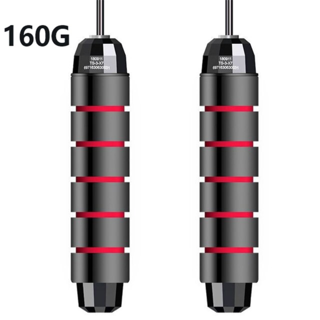 Corde à sauter professionnelle, avec sac de transport, pour entraînement de boxe et Fitness MMA: Rouge