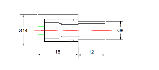 Led Punt Lichtbron Coaxiale Industriële Camera Ccd Stereo Microscoop Machine Vision Lengte 30Mm Interface 8Mm