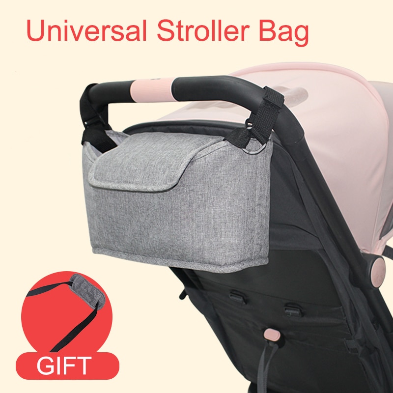 Baby Stroller Bag Stroller Accessories Organizer Stroller Cup Holder Cover Baby Buggy Winter Pouch Bottle Storage Bag Bottle Bag