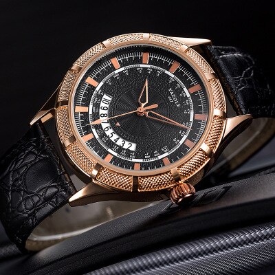 YAZOLE 447 neue herren uhr kalender quarz uhr nicht-mechanische uhr Export uhr: A02
