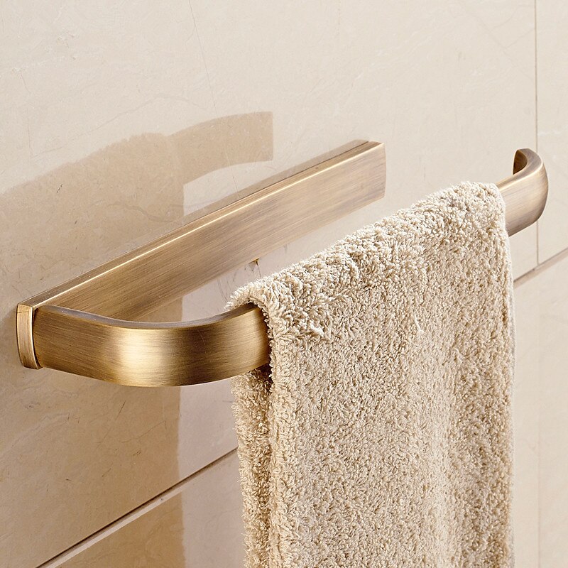 Antik firkantet badeværelsessæt europæisk badeværelse tilbehør sæt vægmonteret badeværelse produkter håndklædestativ papirholder uy: 04