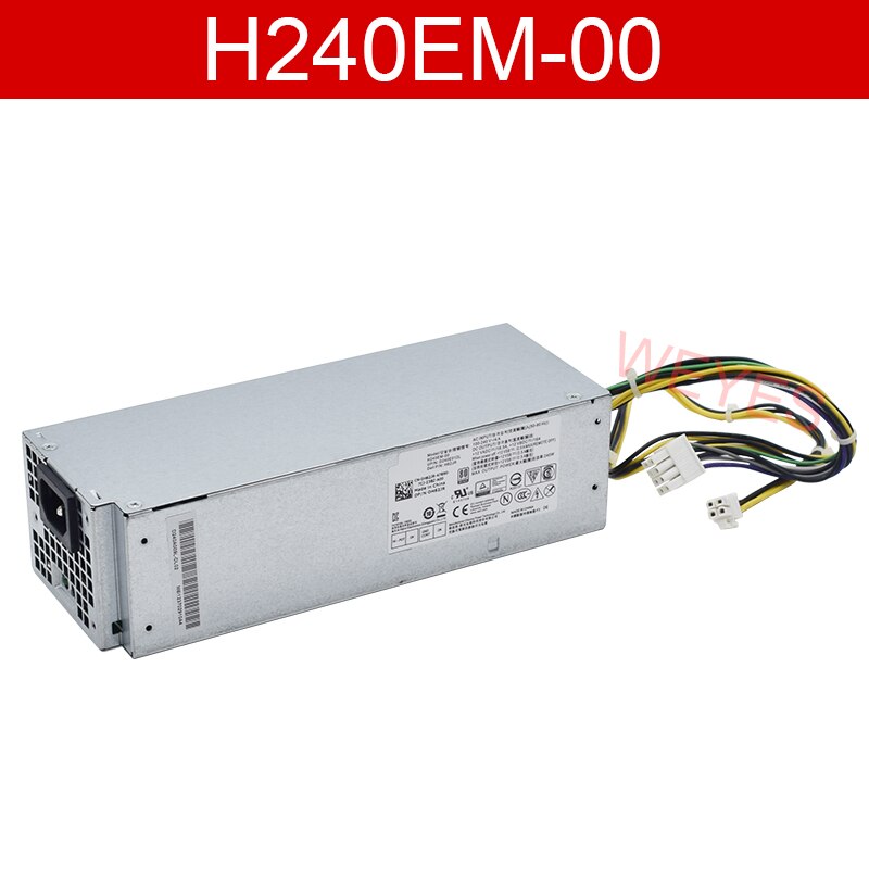 Echte Voor Dell 7040 3650 3040 3046 240W Voeding H240EM-00 L240AM-00 B240NM-00 8 + 4PIN H62JR