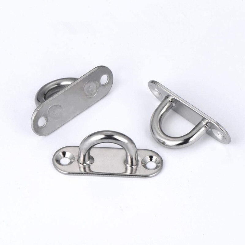 Stainless Steel Eye Plate Stainless Steel Carabiner Stainless Steel Deck Plate For Awning Wall Mounting Ceiling