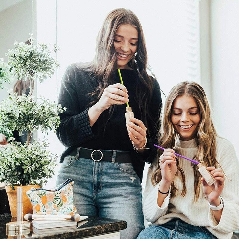 Mini Silicone Spatulas, 8 Pack Small Silicone Makeup Spatulas Last Spatula Scrapers Mini Jar Scraper for Kitchen