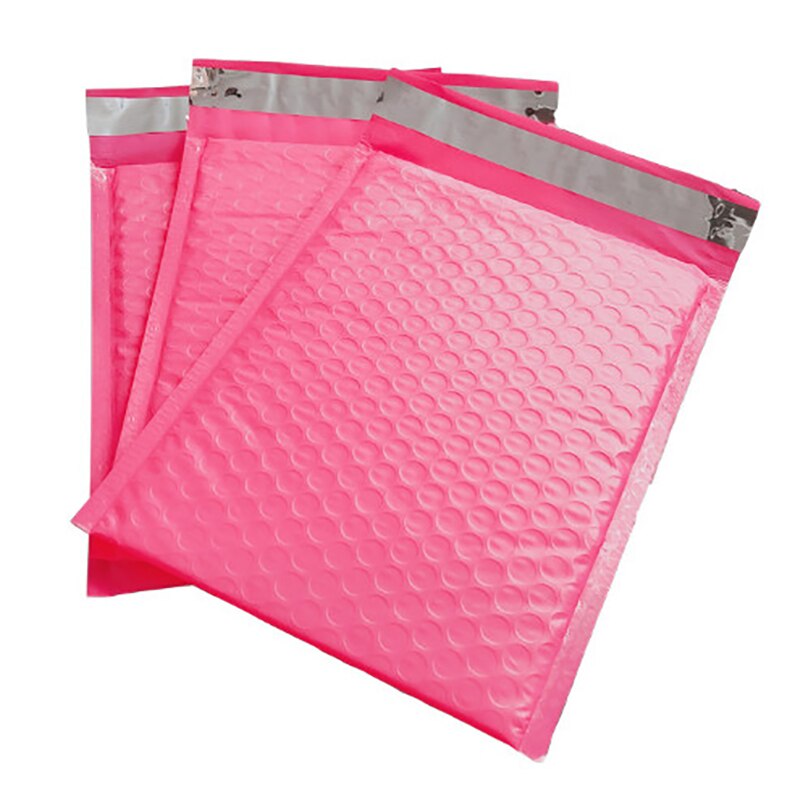 10 sztuk różowa koperta bąbelkowa folia piankowa wysyłka torebka wysyłkowa koperta bąbelkowa koperty na opakowanie na prezenty 173*230mm