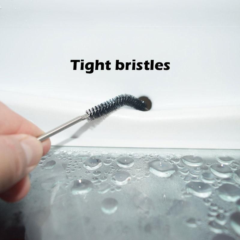 Long Flexible Refrigerator Scrub Brush Flexible Soft Dredge Drainage Hole Water Dredge Tool Fridge Drain Hole Cocina Cleaner Too