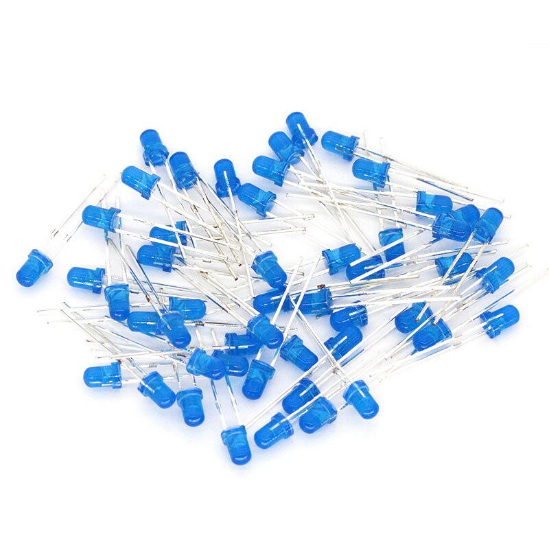 Blue F3 3mm LED Blue light emitting diode light-emitting Blue turn Blue 1000PCS