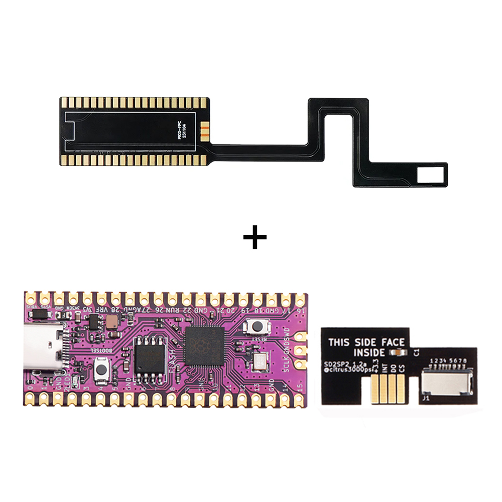 Raspberry Pi Pico Picoboot FPC Flex For Nintendo Gamecube NGC Dol-001 Retro Game Consoles Game Assesories: Light purple