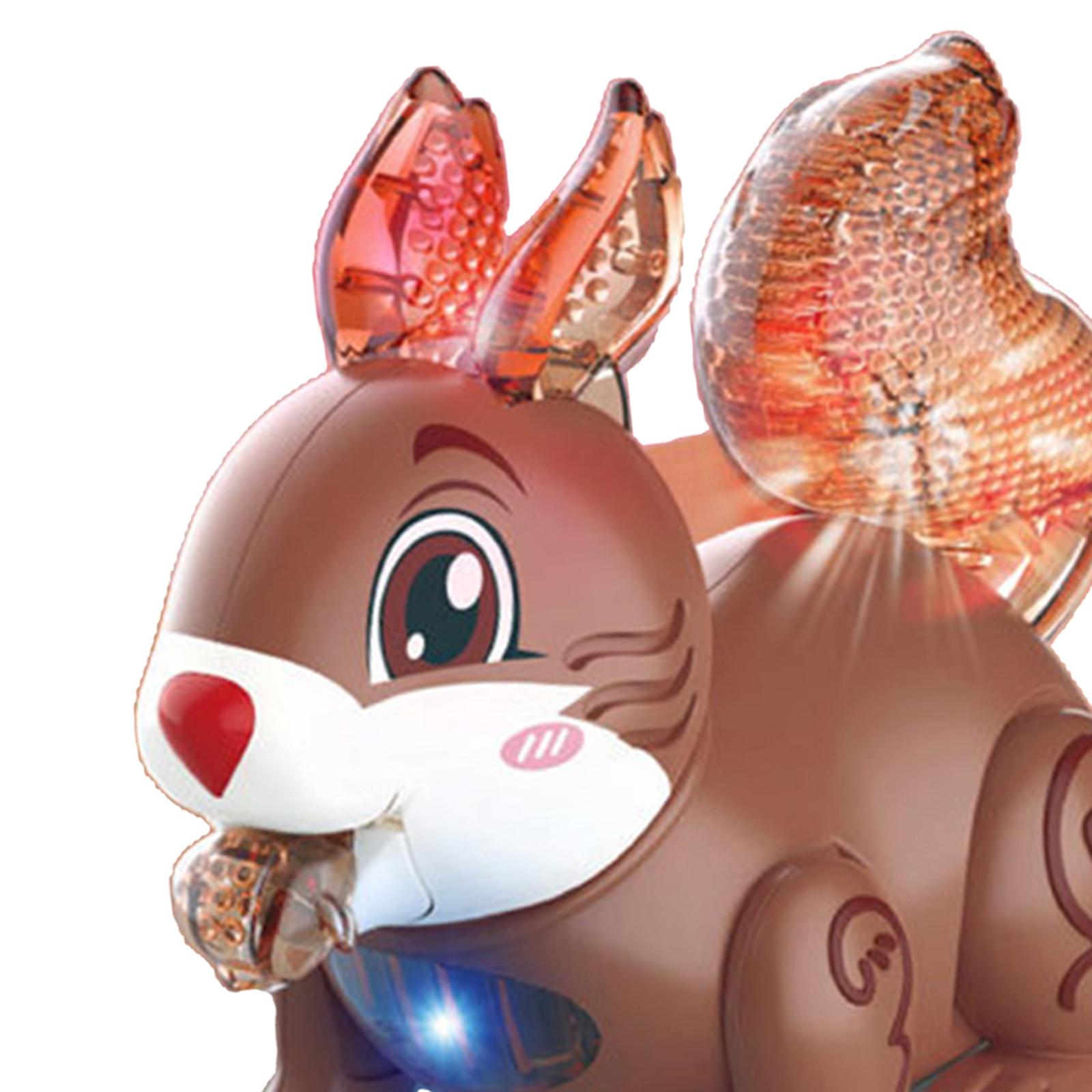 Electric Squirrel Toy Interactive Jumping Robot Realistic Cartoon Electronic Pet Toys Squirrel Toys