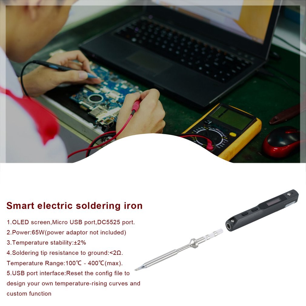 TS100 Electric Soldering Iron Tips TS100-BC2 C4 D24 I K KU B2 Lead Free Welding Iron Tips For MINI Soldering Station